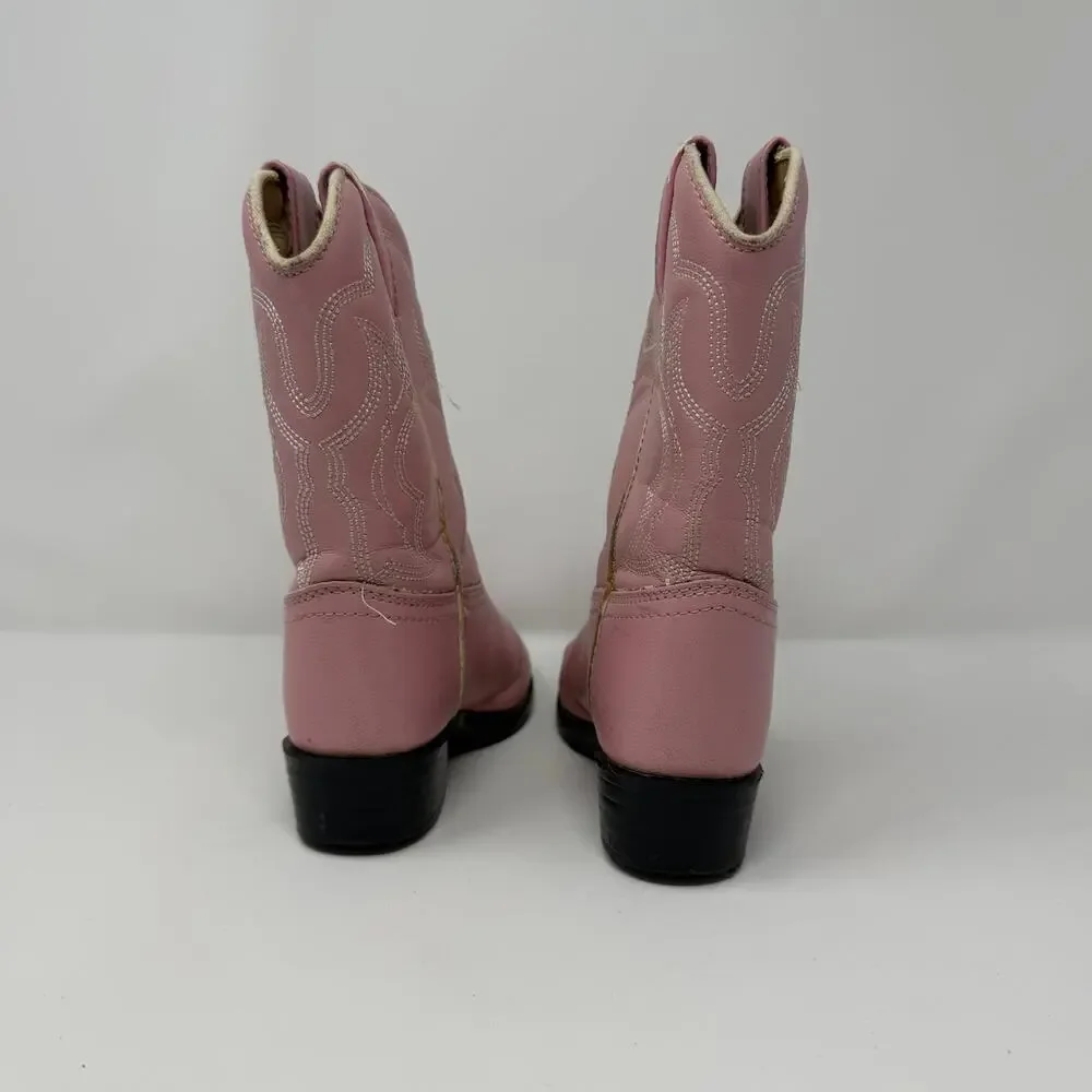 Durango Pink Western Cowboy Boots Kids Size 12D